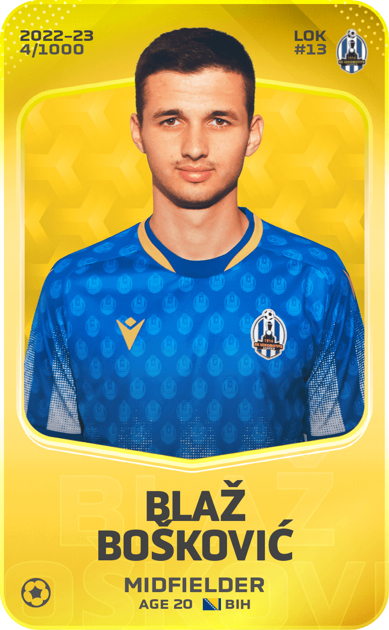 Blaž Bošković 2022-23 • Limited 4/1000