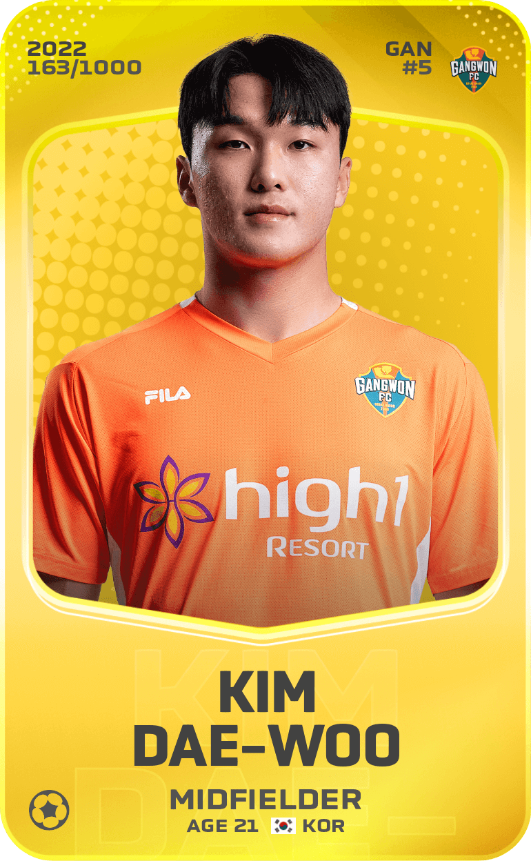 Kim Dae-Woo 2022-23 • Limited 163/1000