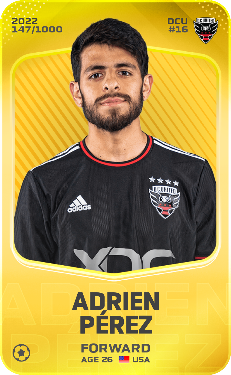 Sorare - Sorare Official - Adrien Pérez 2022-23 • Limited 147/1000 - NFT # 60851464631418283118823907244066287956167196948846216103082580898378003505277