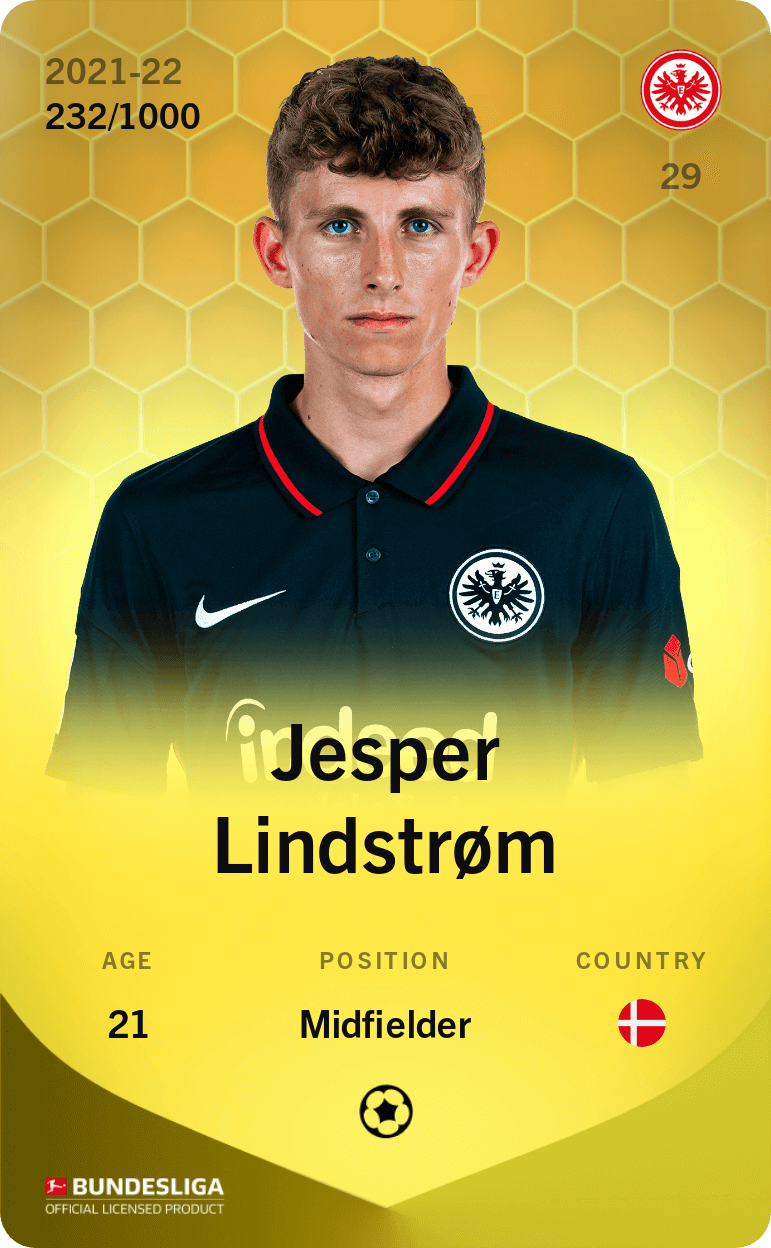 Jesper Lindstrøm 2021-22 • Limited 232/1000