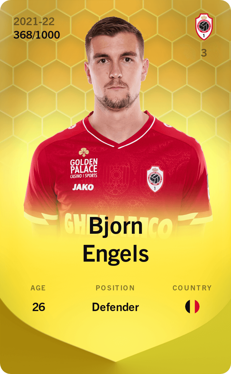 Bjorn Engels 2021-22 • Limited 368/1000