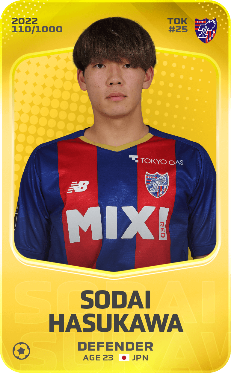 Sodai Hasukawa 2022-23 • Limited 110/1000