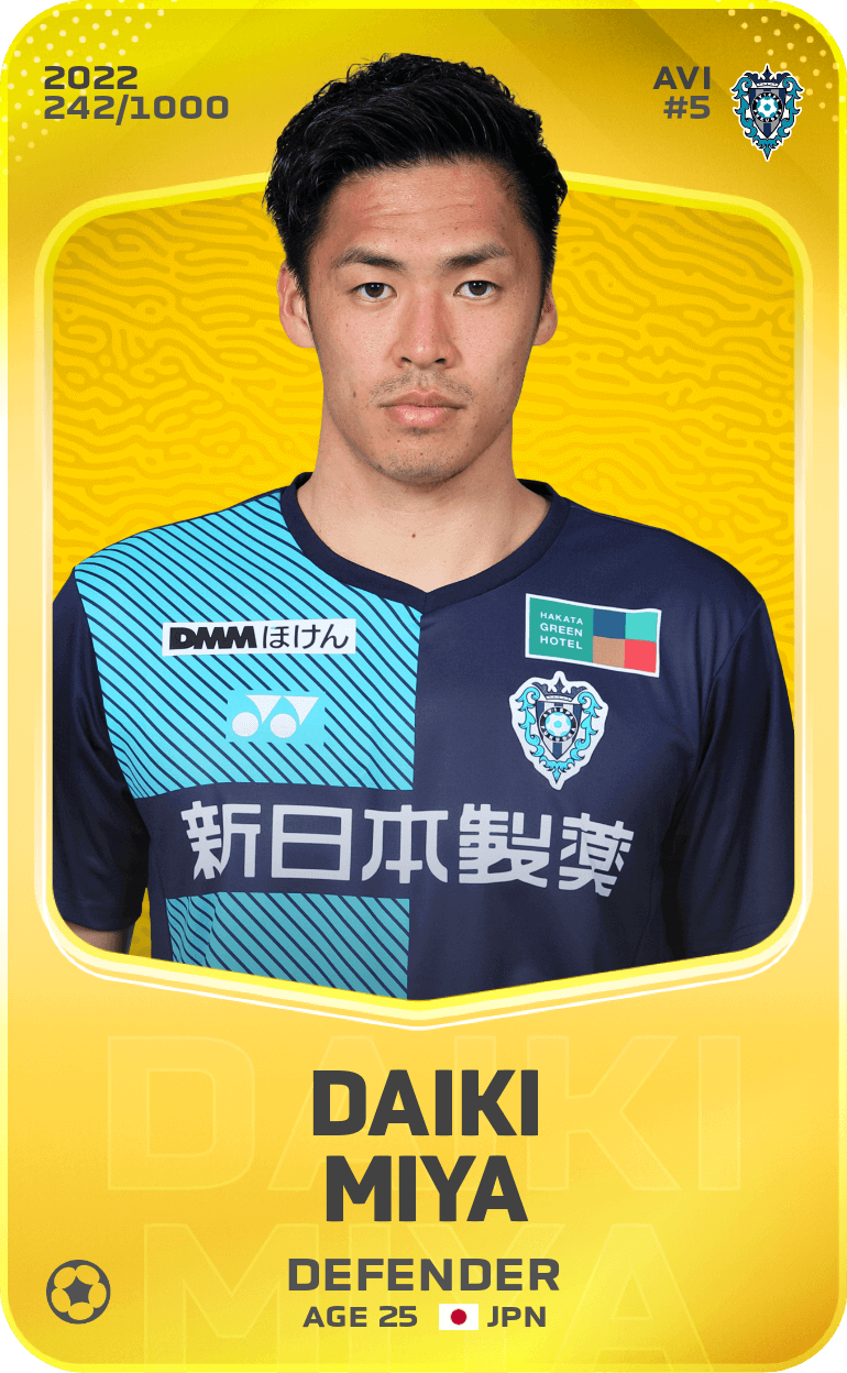 Daiki Miya 2022-23 • Limited 242/1000