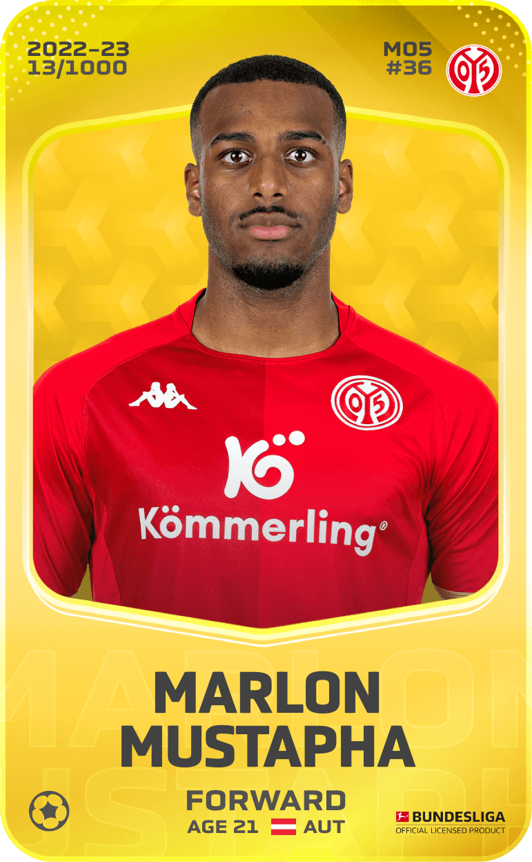 Marlon Mustapha 2022-23 • Limited 13/1000