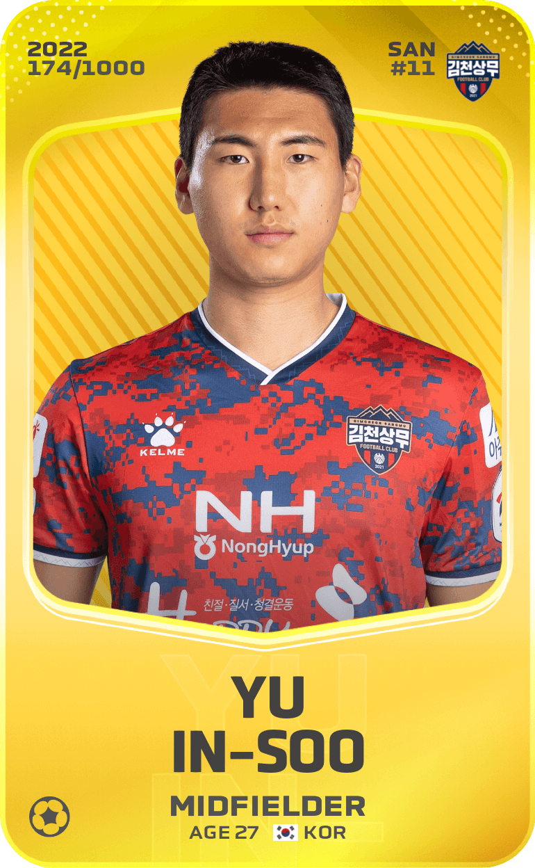 Yu In-Soo 2022-23 • Limited 174/1000