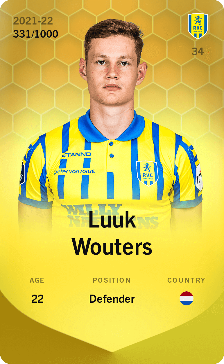 Luuk Wouters 2021-22 • Limited 331/1000