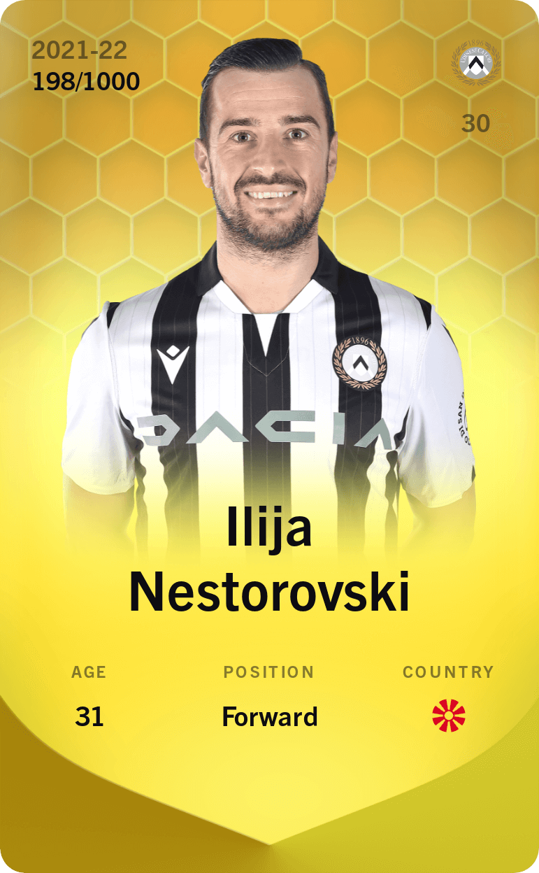 Ilija Nestorovski 2021-22 • Limited 198/1000