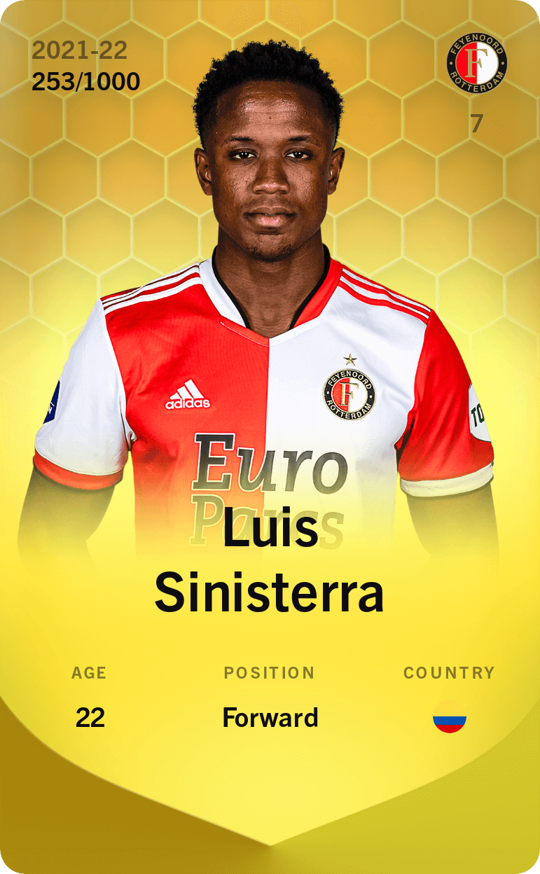 Luis Sinisterra 2021-22 • Limited 253/1000