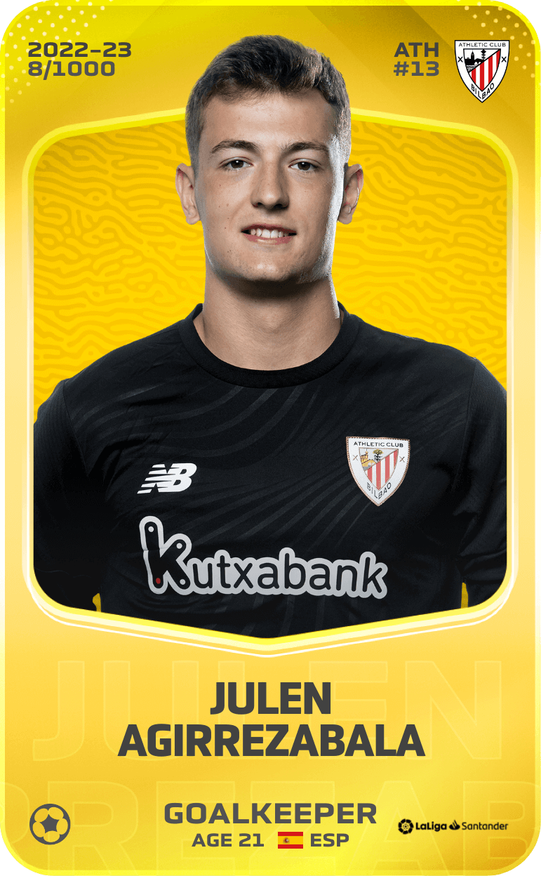 Julen Agirrezabala 2022-23 • Limited 8/1000