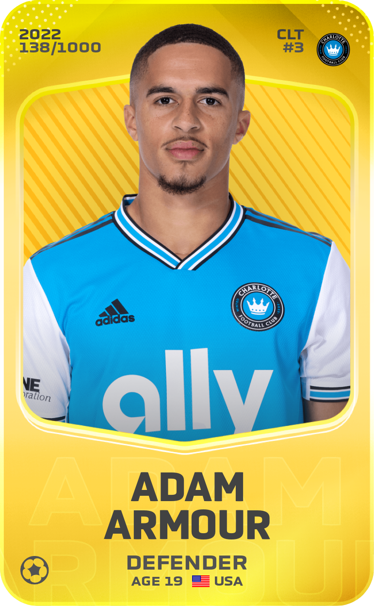 Sorare - Sorare Official - Adam Armour 2022-23 • Limited 138/1000 - NFT # 2385560609210354832828107973752165754707521712988026877837380725640713331036