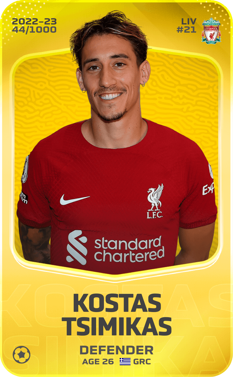 Kostas Tsimikas 2022-23 • Limited 44/1000