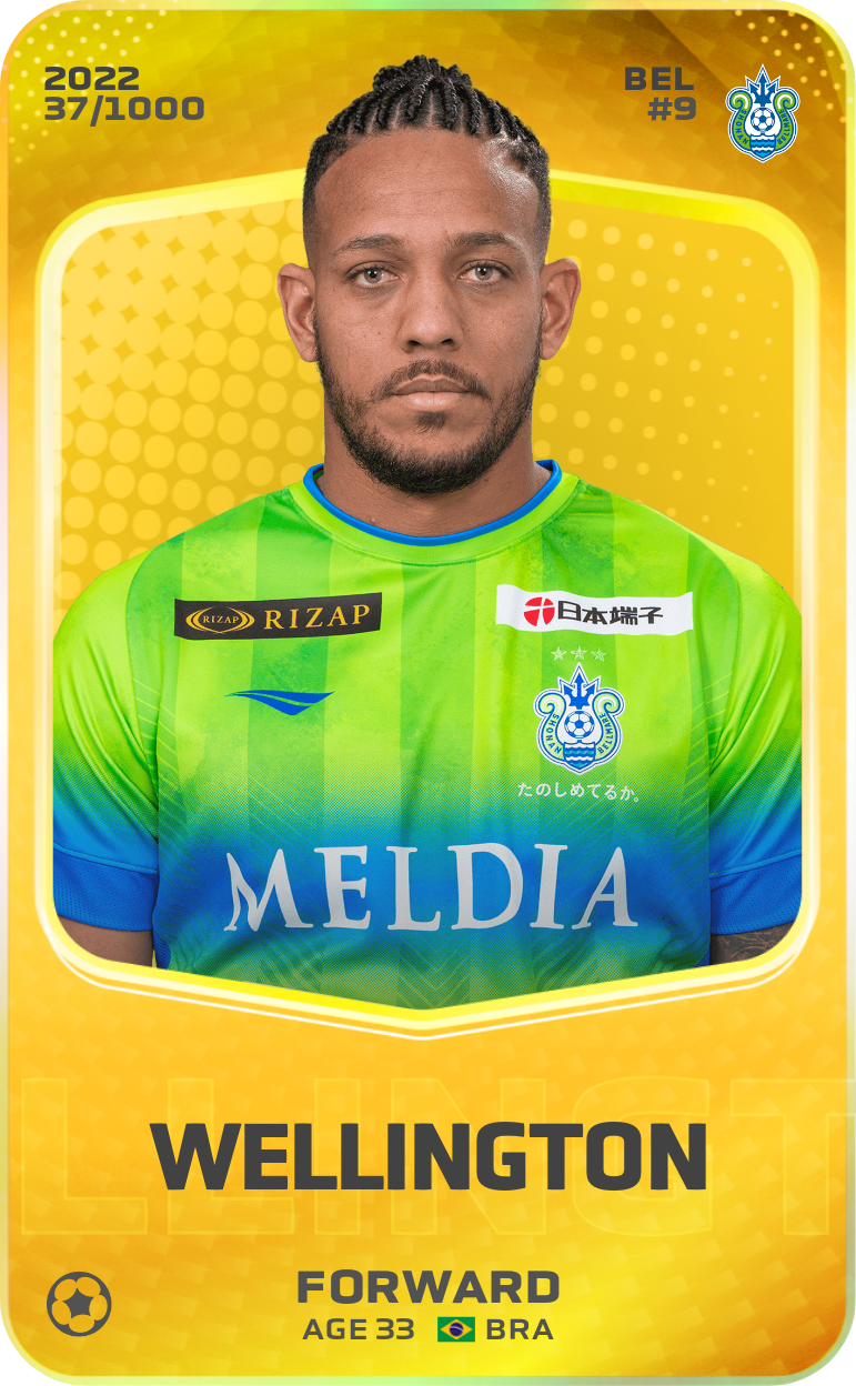 Sorare - Sorare Official - Wellington 2022-23 • Limited 37/1000 - NFT # 114266238494537968202591327581991216544133349590891796403966857932599905251266