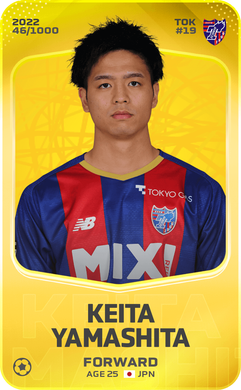 Keita Yamashita 2022-23 • Limited 46/1000