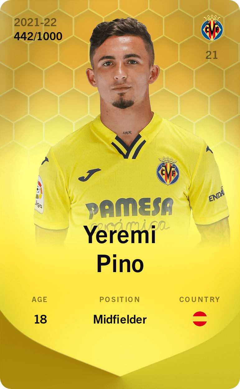 Yeremi Pino 2021-22 • Limited 442/1000