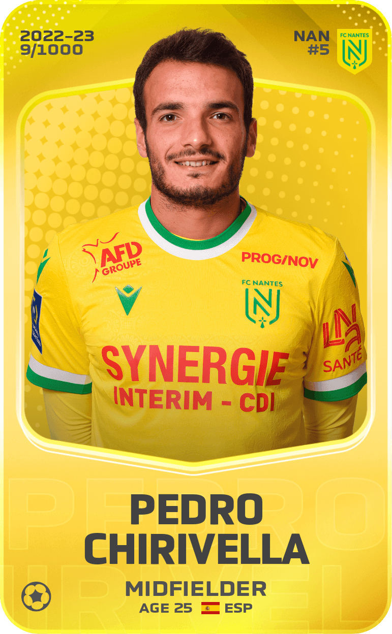 Pedro Chirivella 2022-23 • Limited 9/1000