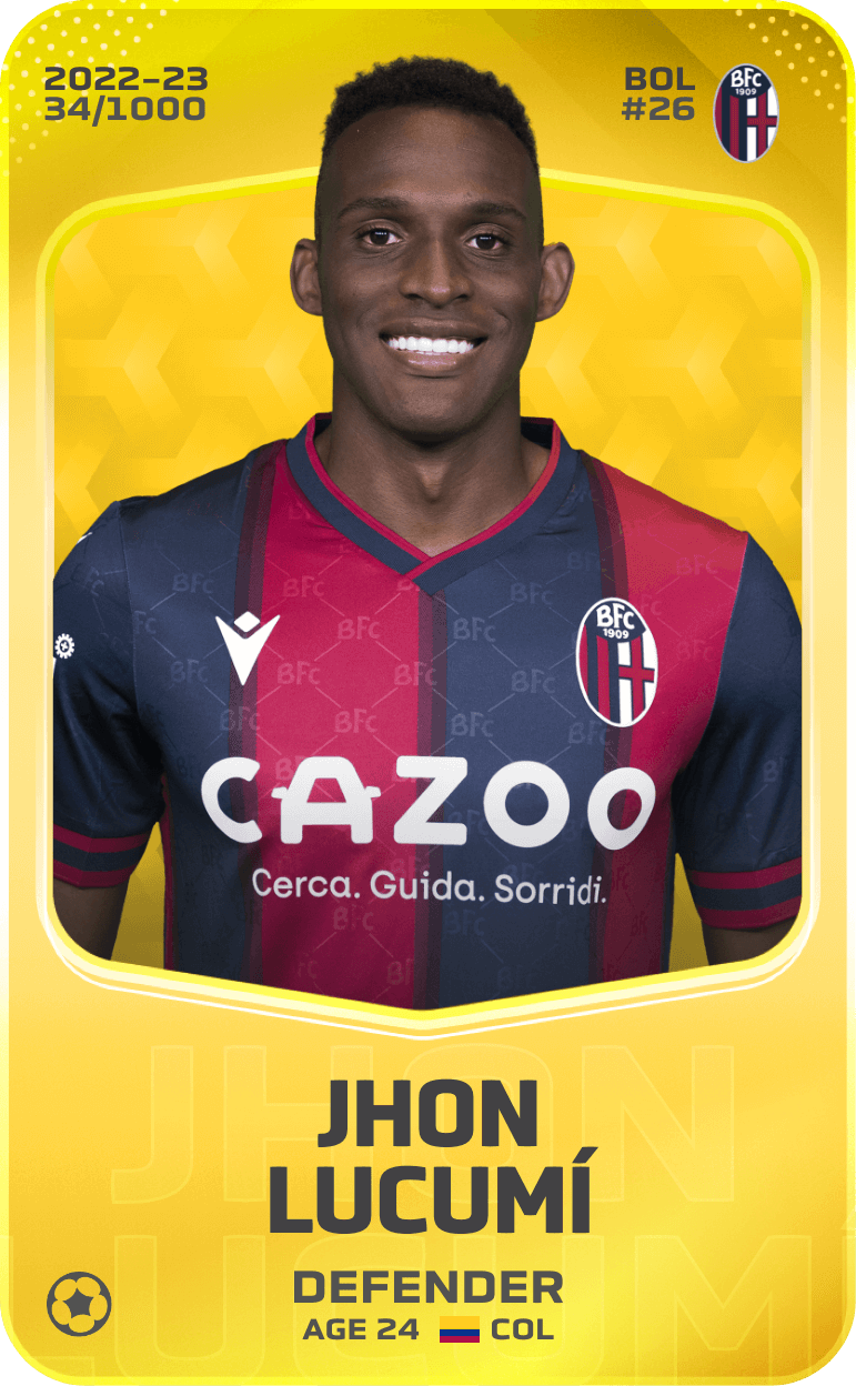 Jhon Lucumí 2022-23 • Limited 34/1000