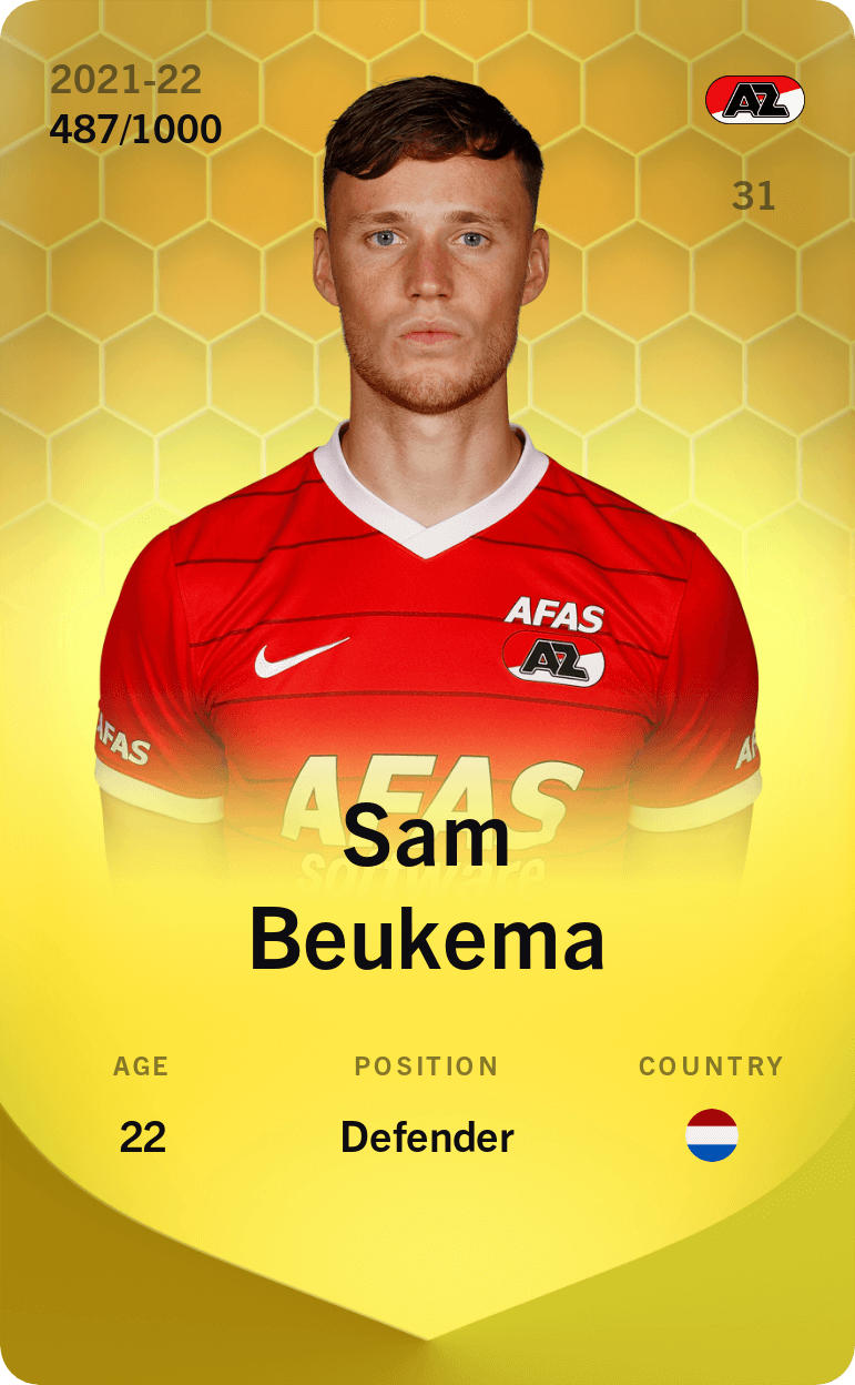 Sam Beukema 2021-22 • Limited 487/1000