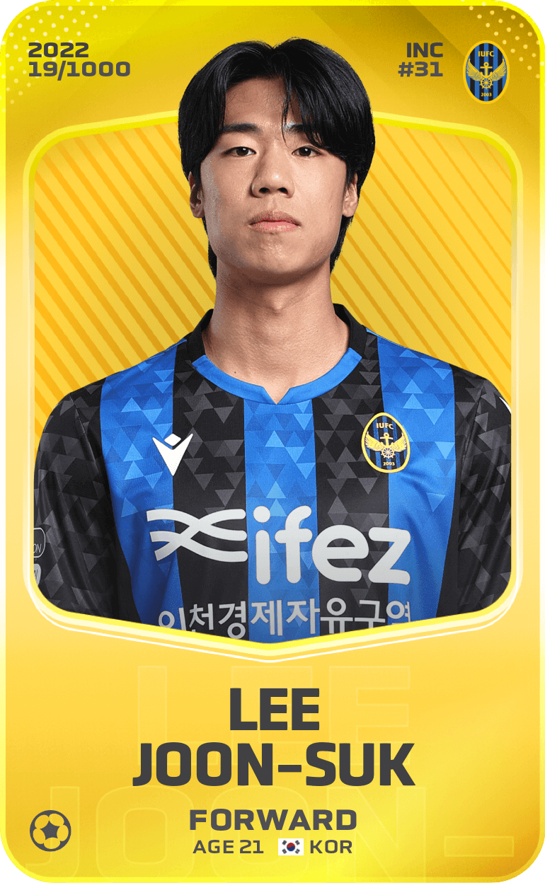 Lee Joon-Suk 2022-23 • Limited 19/1000
