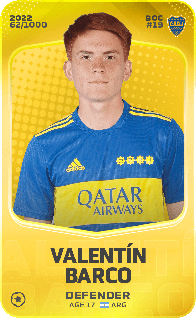 Valentín Barco 2022-23 • Limited 62/1000
