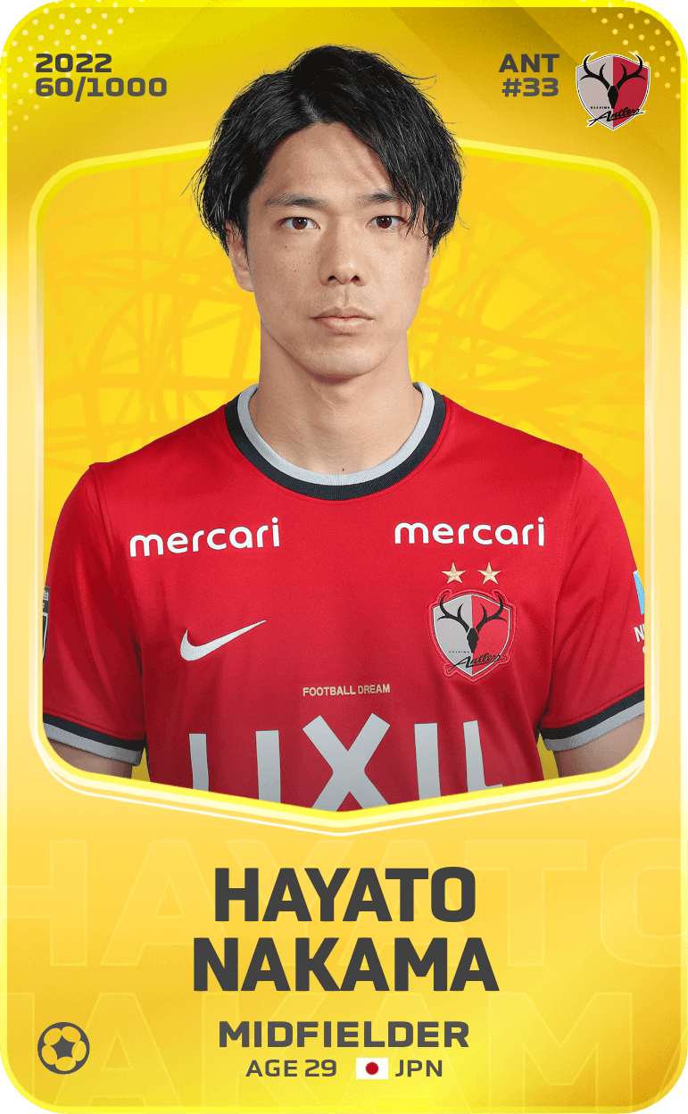 Hayato Nakama 2022-23 • Limited 60/1000