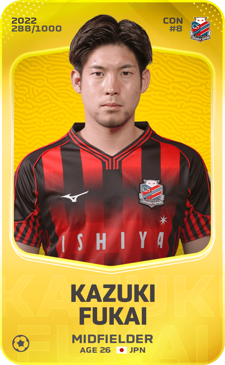 Kazuki Fukai 2022-23 • Limited 288/1000