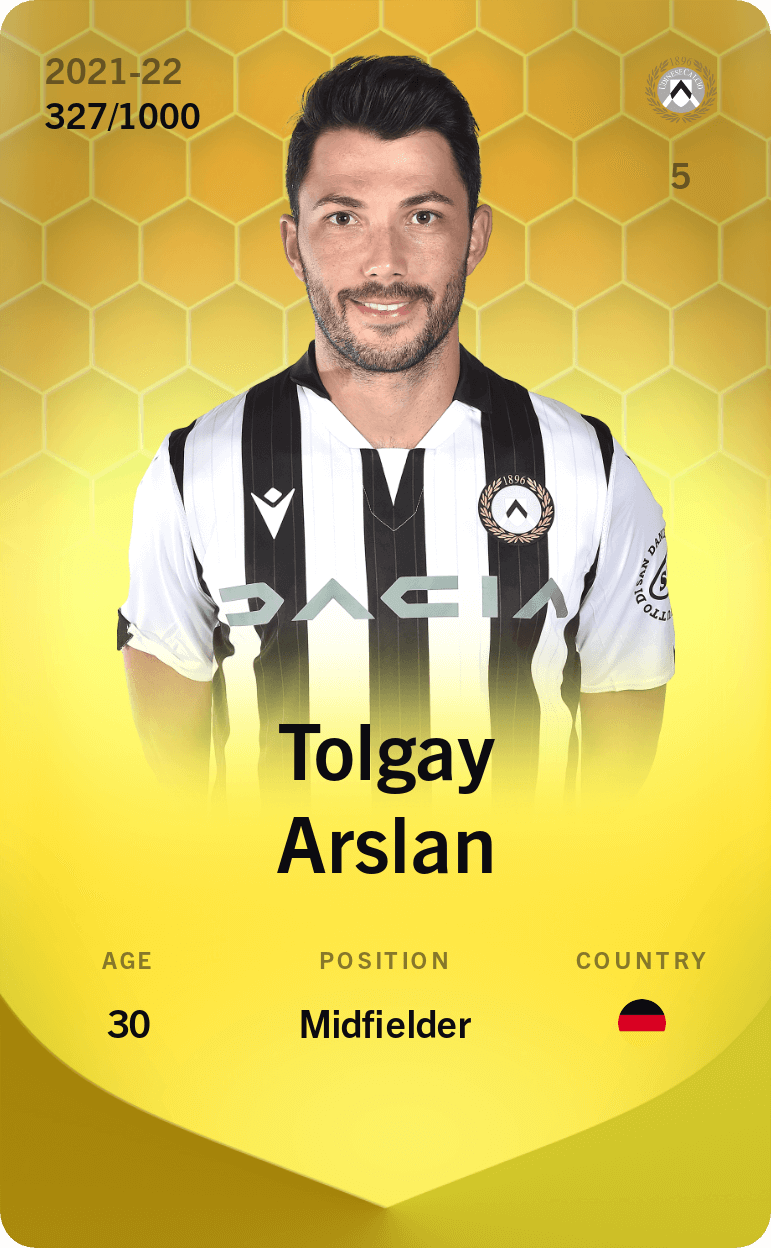 Tolgay Arslan 2021-22 • Limited 327/1000