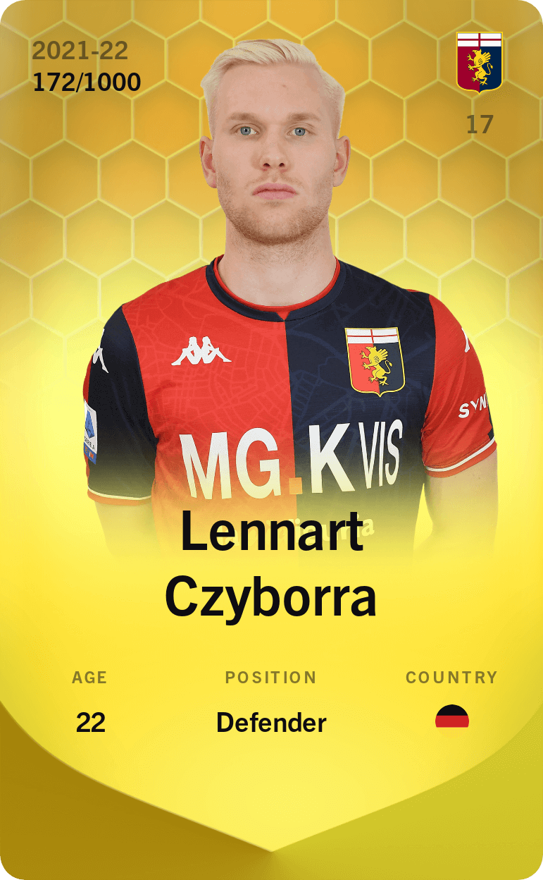 Lennart Czyborra 2021-22 • Limited 172/1000