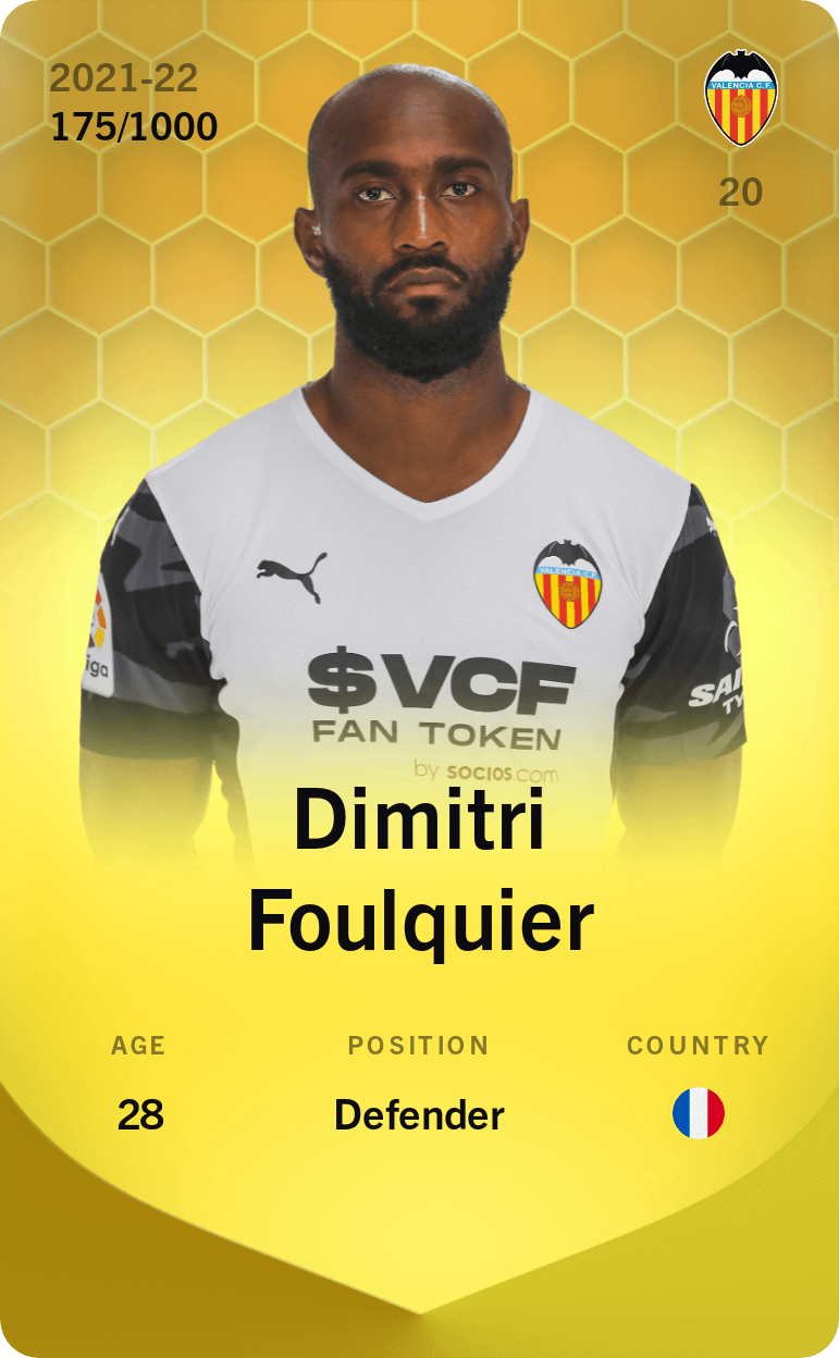 Dimitri Foulquier 2021-22 • Limited 175/1000