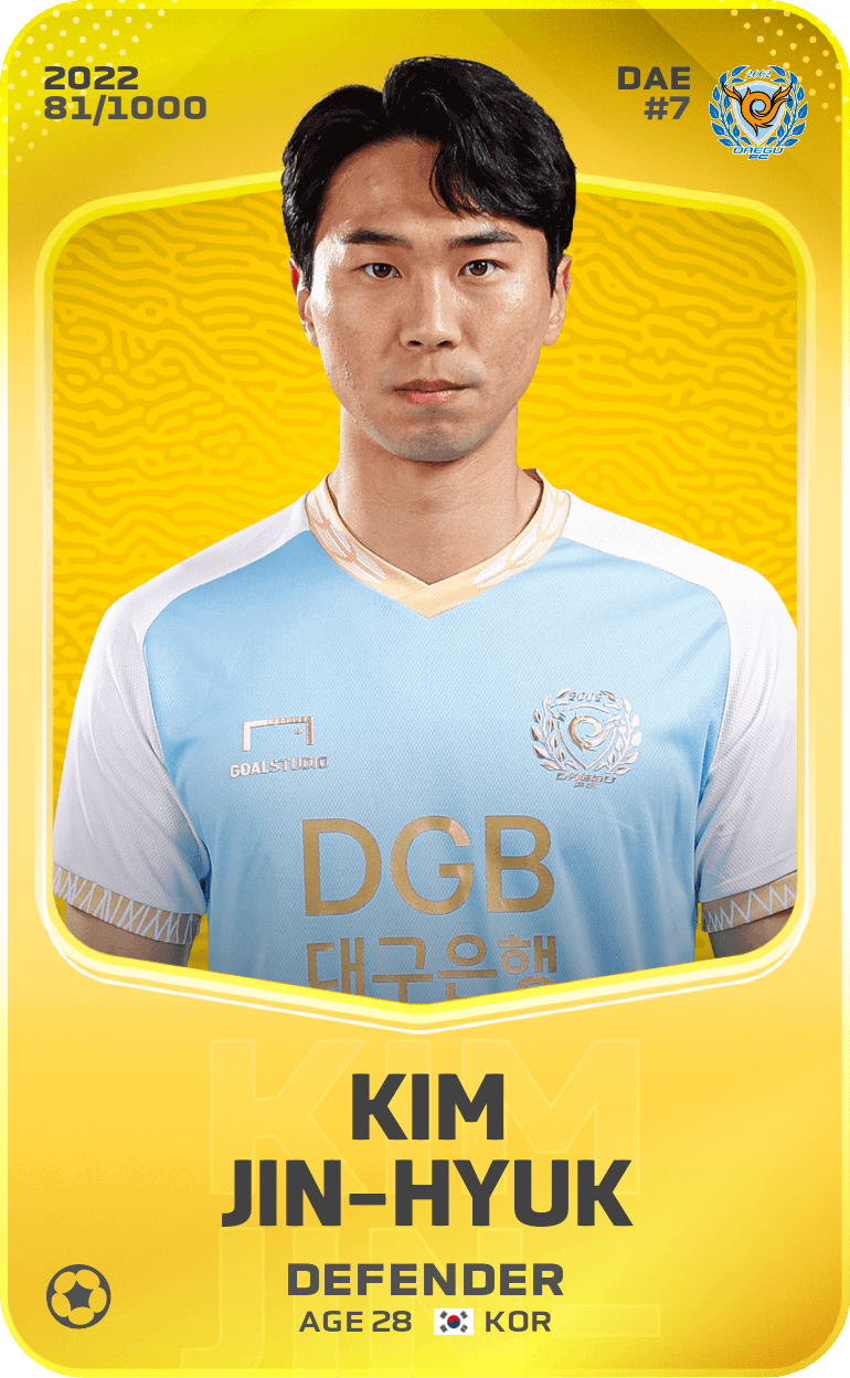 Kim Jin-Hyuk 2022-23 • Limited 81/1000
