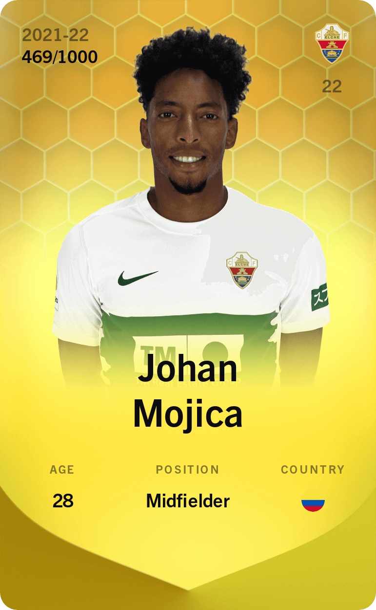 Johan Mojica 2021-22 • Limited 469/1000
