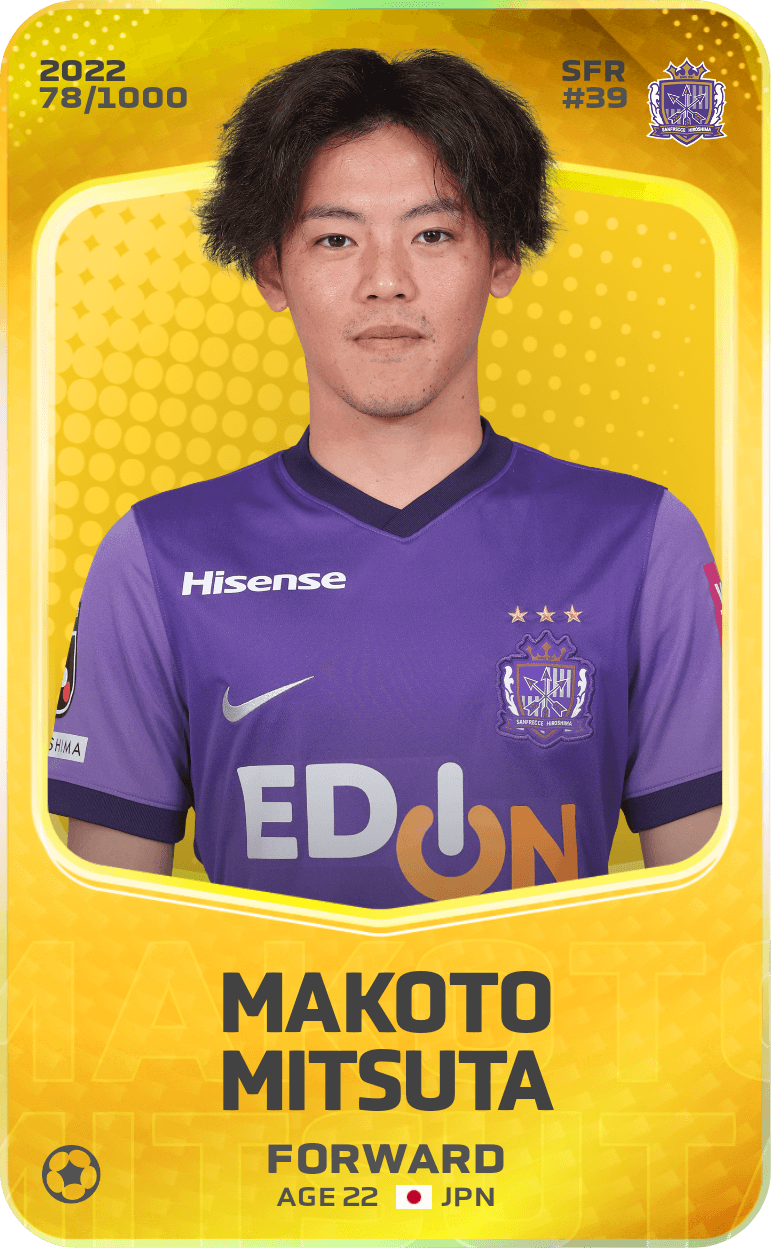 Makoto Mitsuta 2022-23 • Limited 78/1000