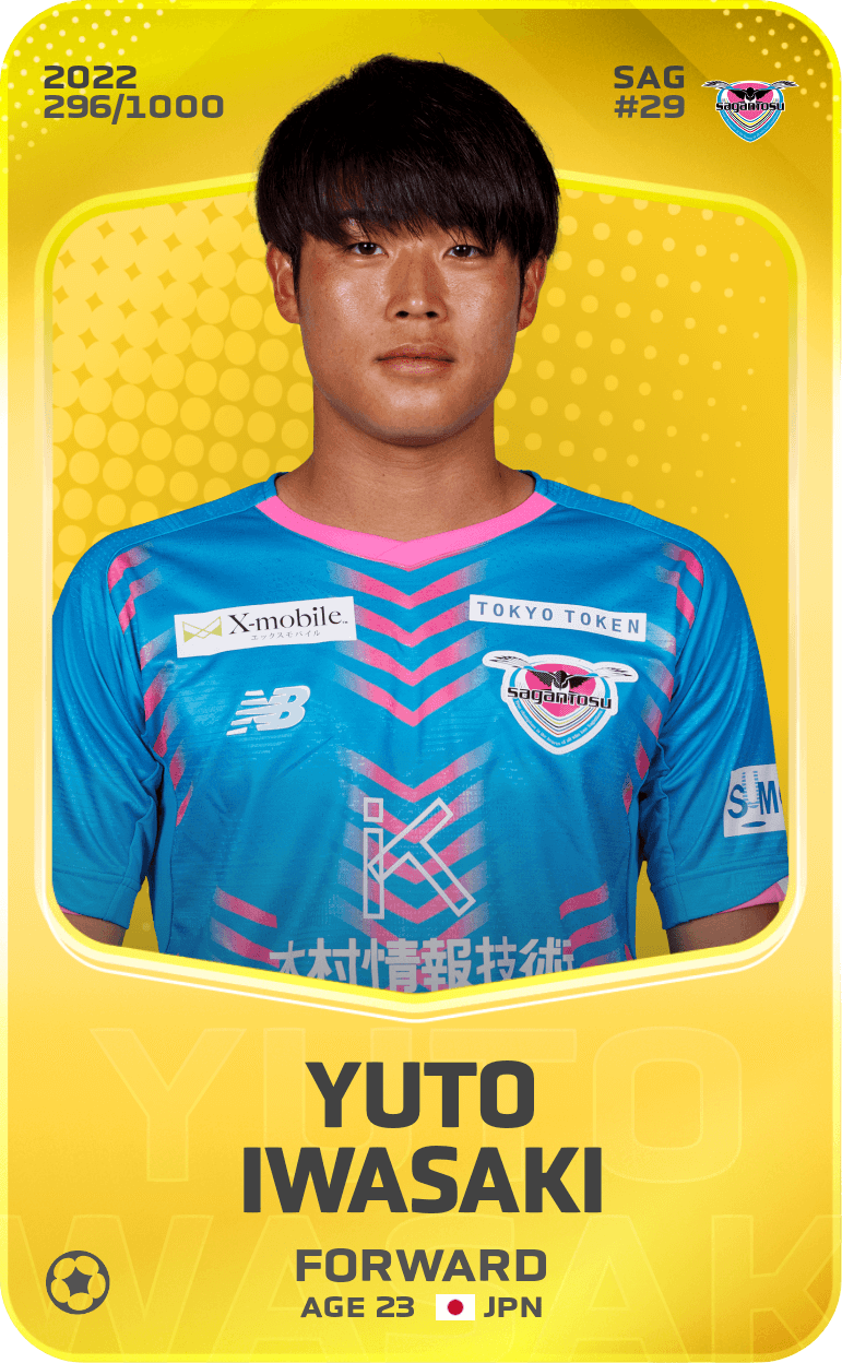 Yuto Iwasaki 2022-23 • Limited 296/1000