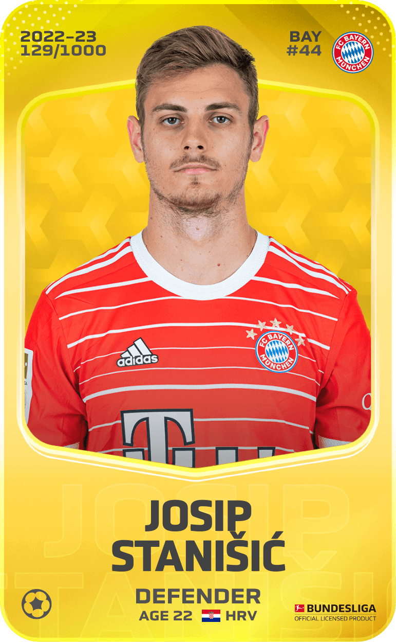 Josip Stanišić 2022-23 • Limited 129/1000