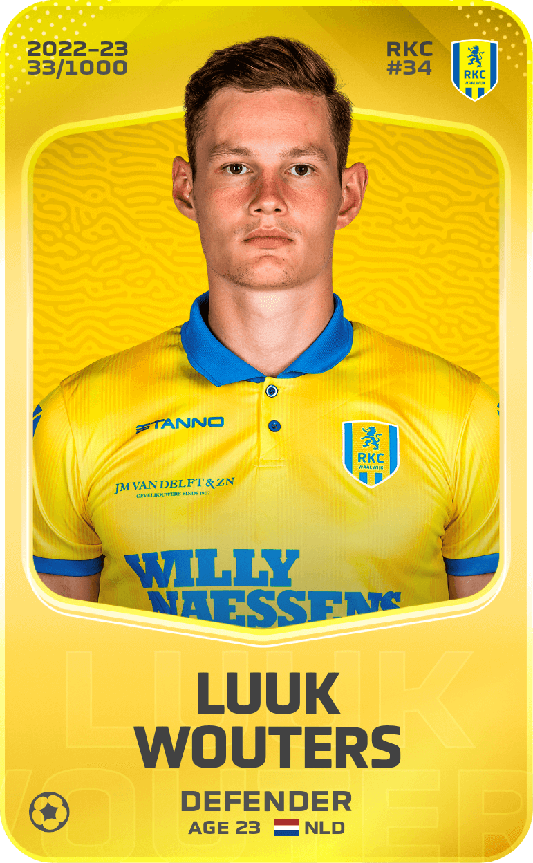 Luuk Wouters 2022-23 • Limited 33/1000