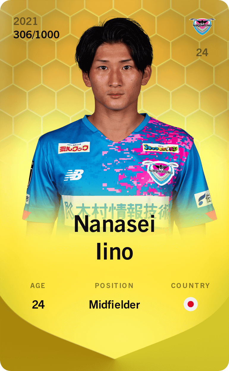Nanasei Iino 2021-22 • Limited 306/1000