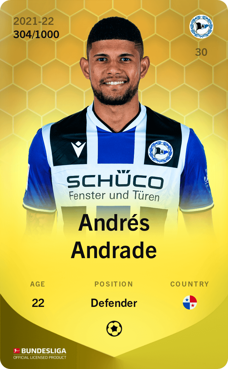 Andrés Andrade 2021-22 • Limited 304/1000