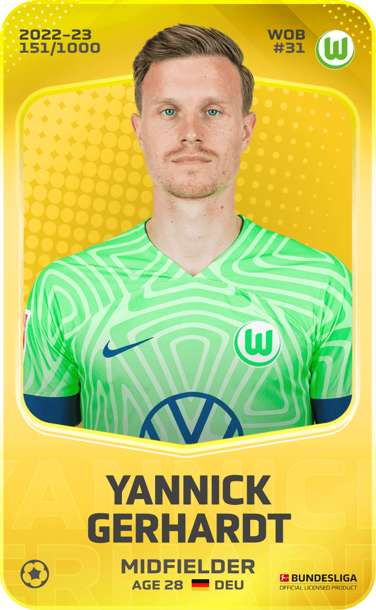 Yannick Gerhardt 2022-23 • Limited 151/1000