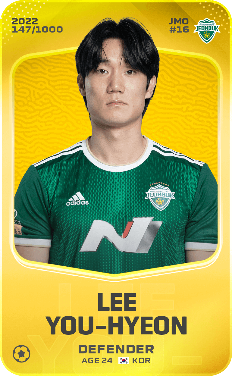 Lee You-Hyeon 2022-23 • Limited 147/1000