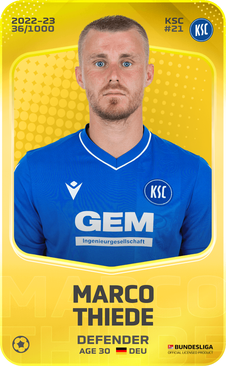 Marco Thiede 2022-23 • Limited 36/1000