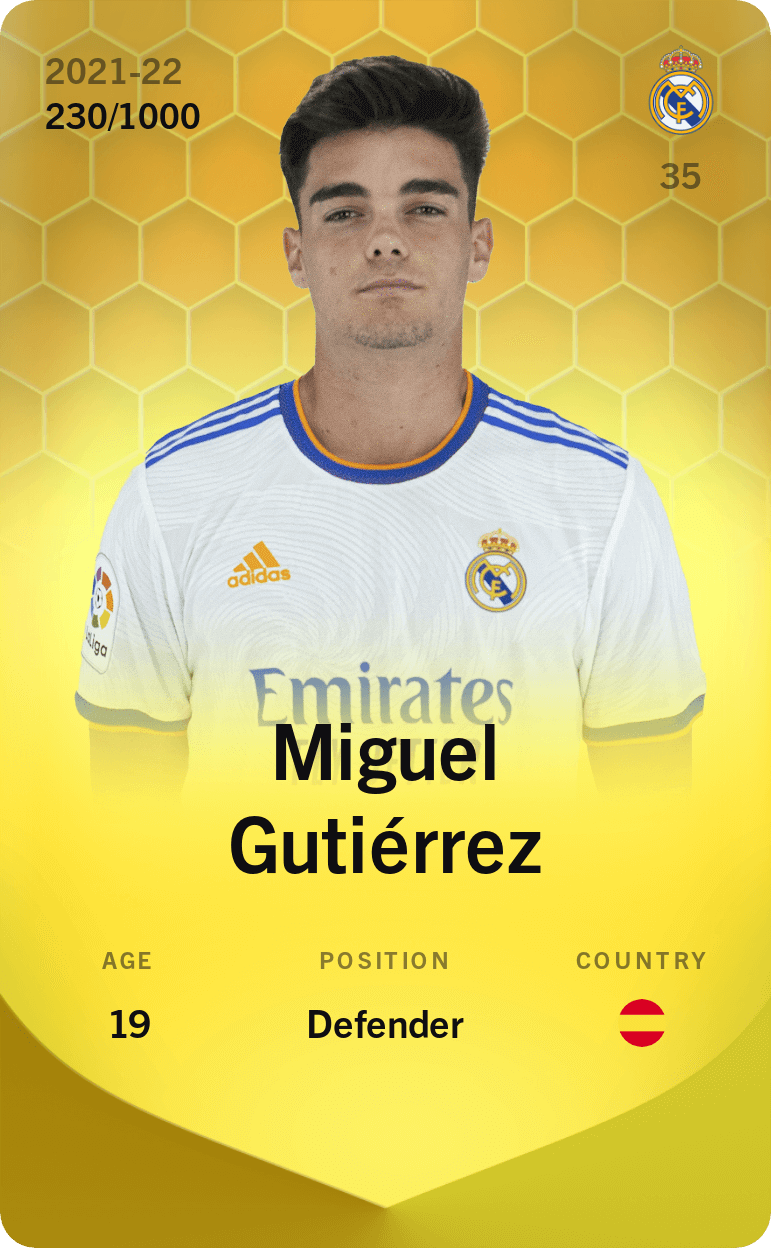 Miguel Gutiérrez 2021-22 • Limited 230/1000