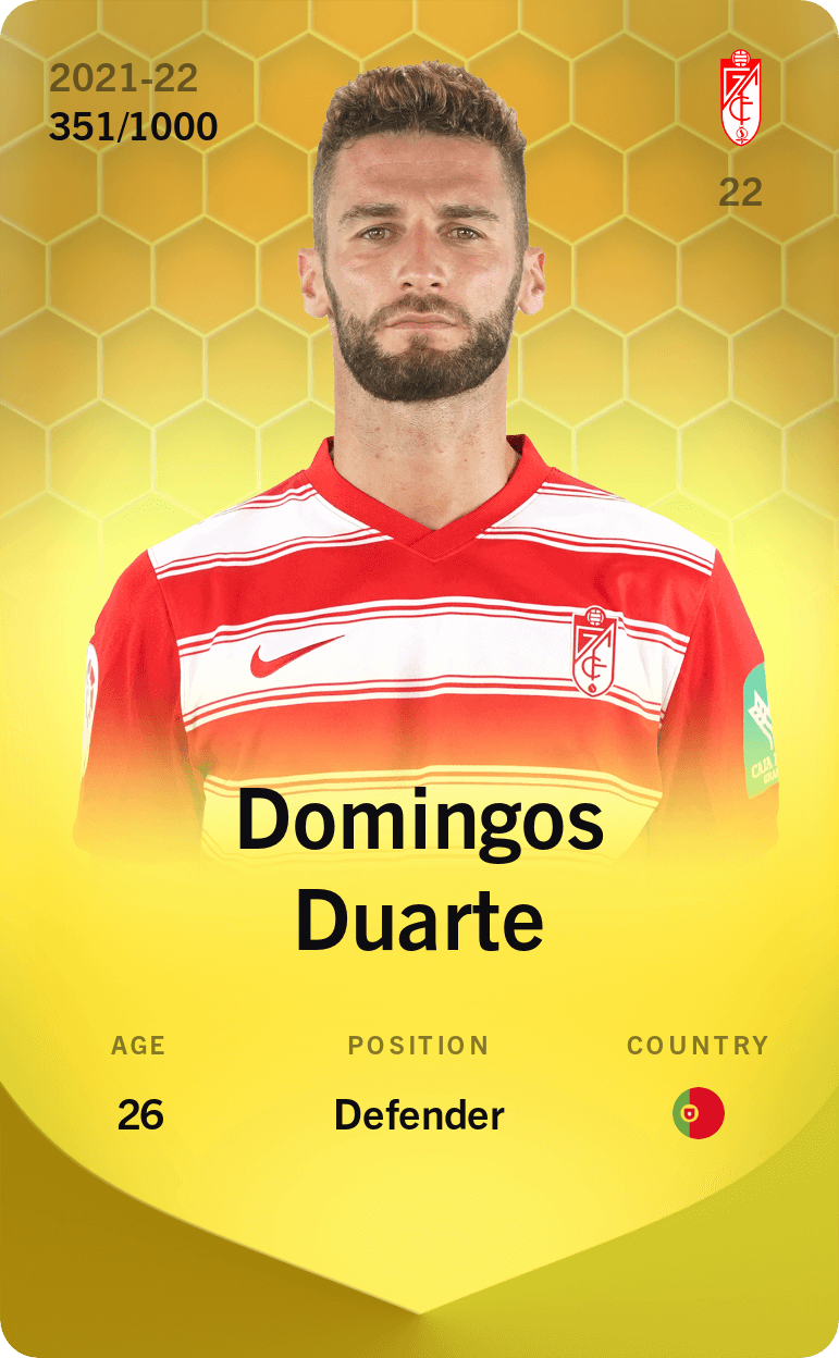 Domingos Duarte 2021-22 • Limited 351/1000
