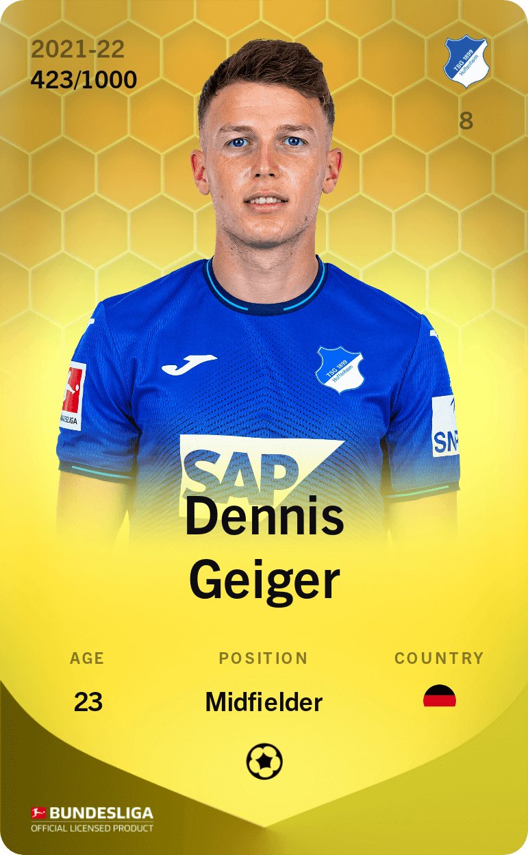 Dennis Geiger 2021-22 • Limited 423/1000