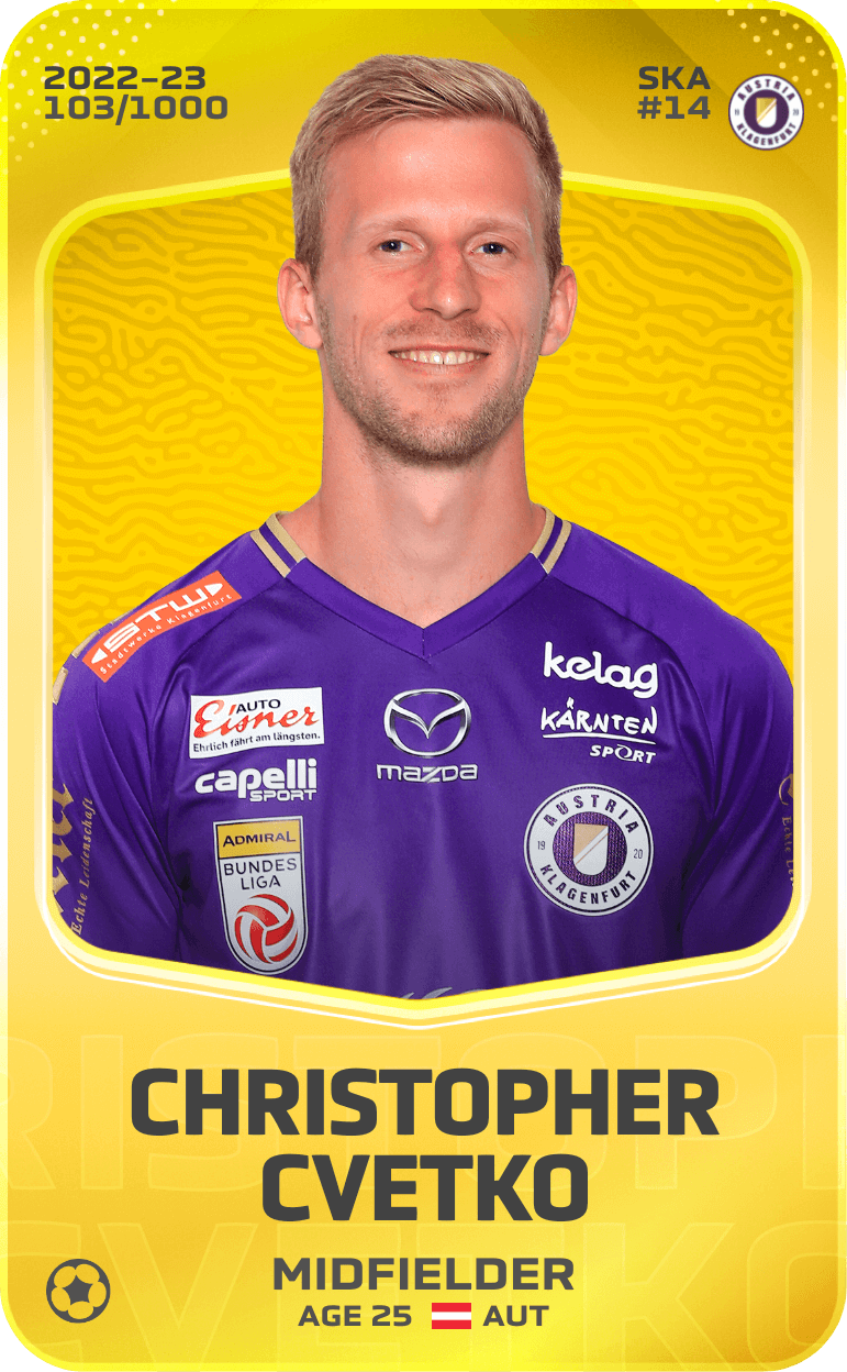 Christopher Cvetko 2022-23 • Limited 103/1000