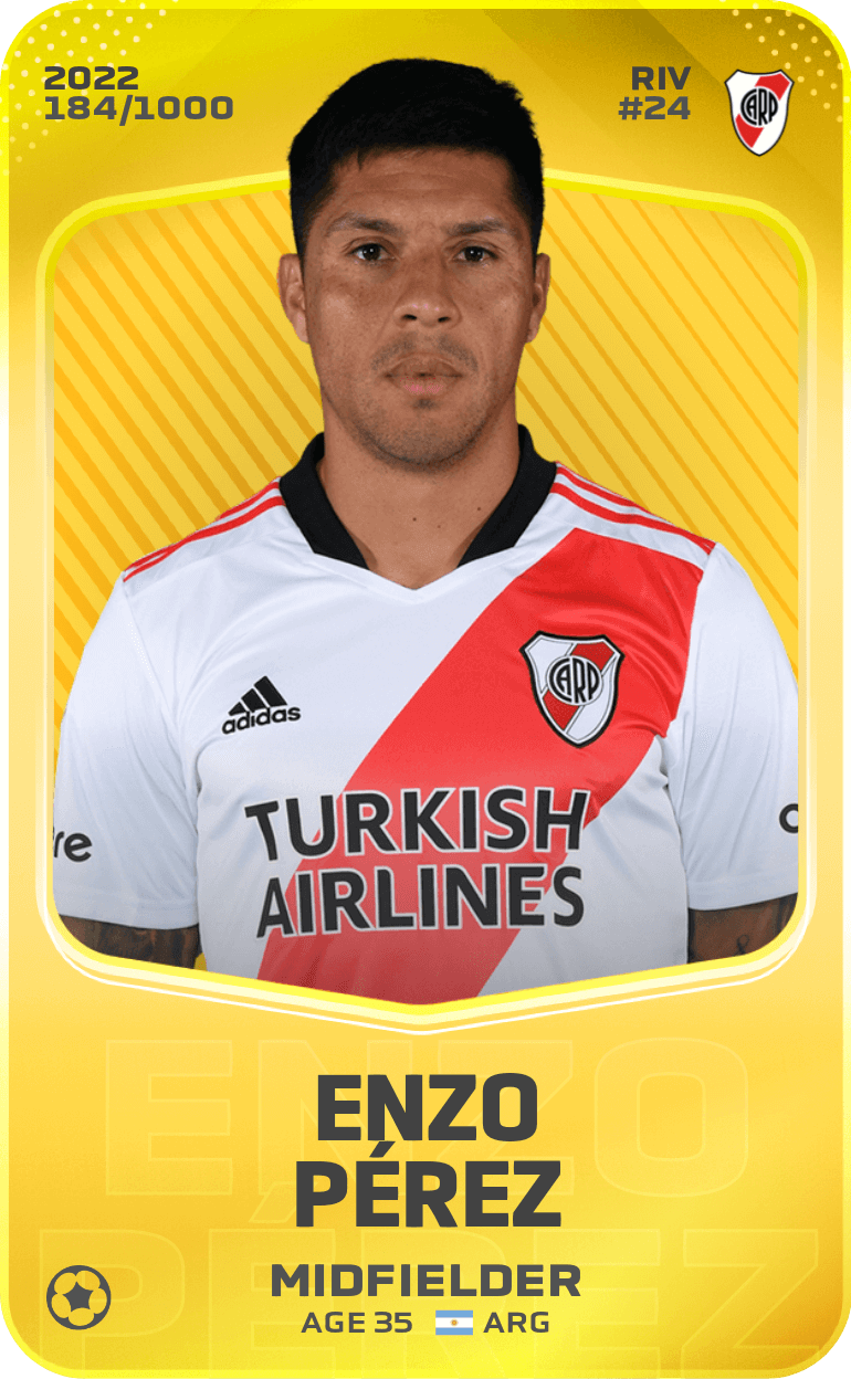 Enzo Pérez 2022-23 • Limited 184/1000