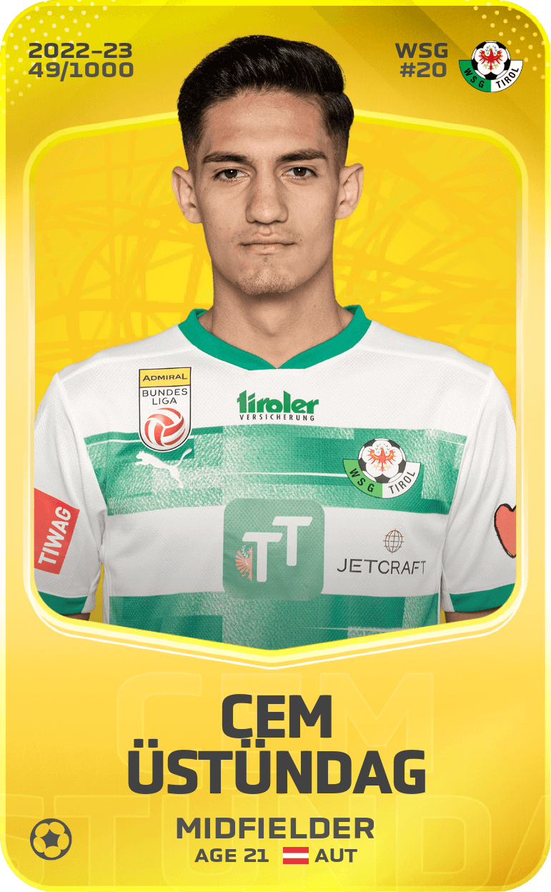 Cem Üstündag 2022-23 • Limited 49/1000