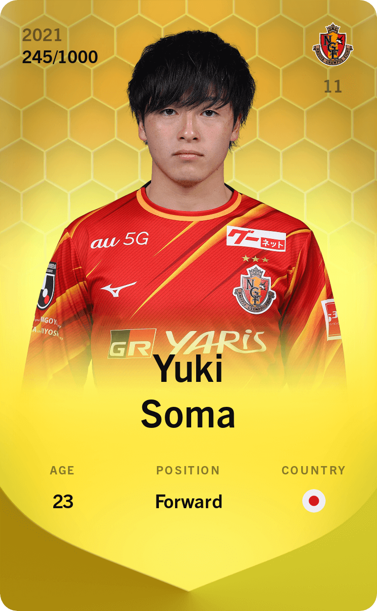 Yuki Soma 2021-22 • Limited 245/1000