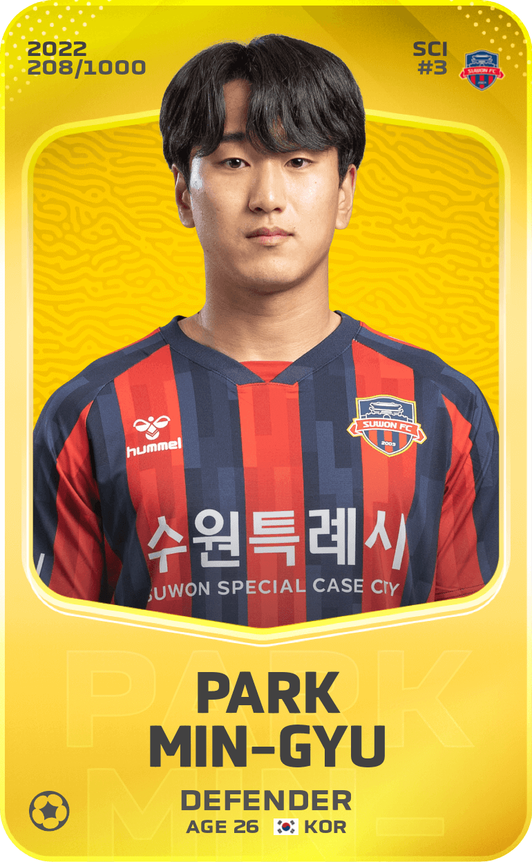 Park Min-Gyu 2022-23 • Limited 208/1000