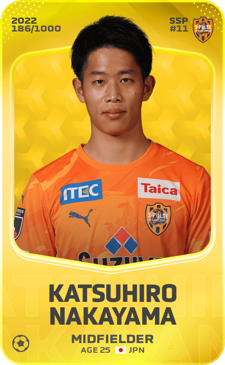 Katsuhiro Nakayama 2022-23 • Limited 186/1000