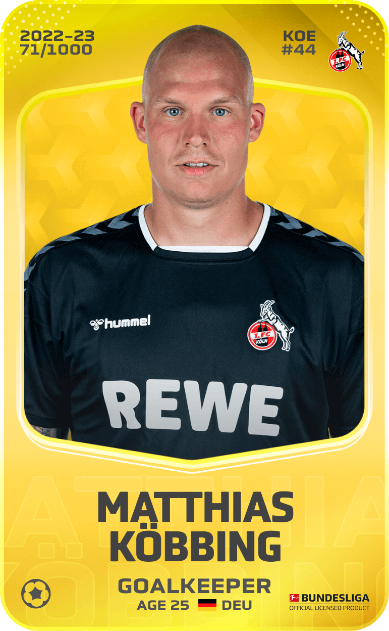 Matthias Köbbing 2022-23 • Limited 71/1000