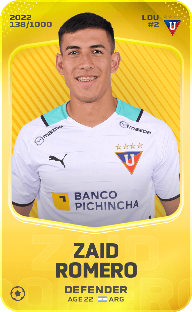 Zaid Romero 2022-23 • Limited 138/1000